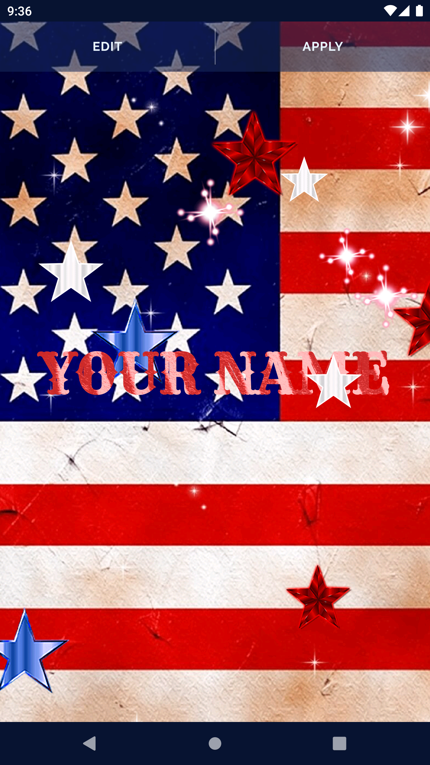 اسکرین شات 2 برنامه American Flag Wallpapers