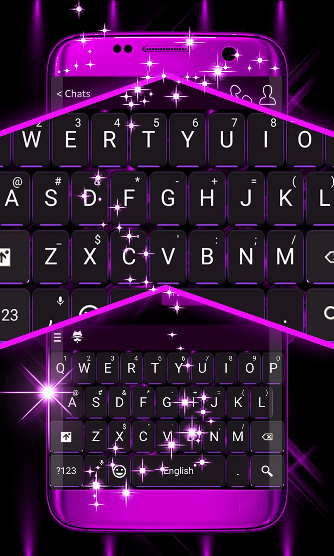 اسکرین شات 3 برنامه Flash Keyboard for Whatsapp