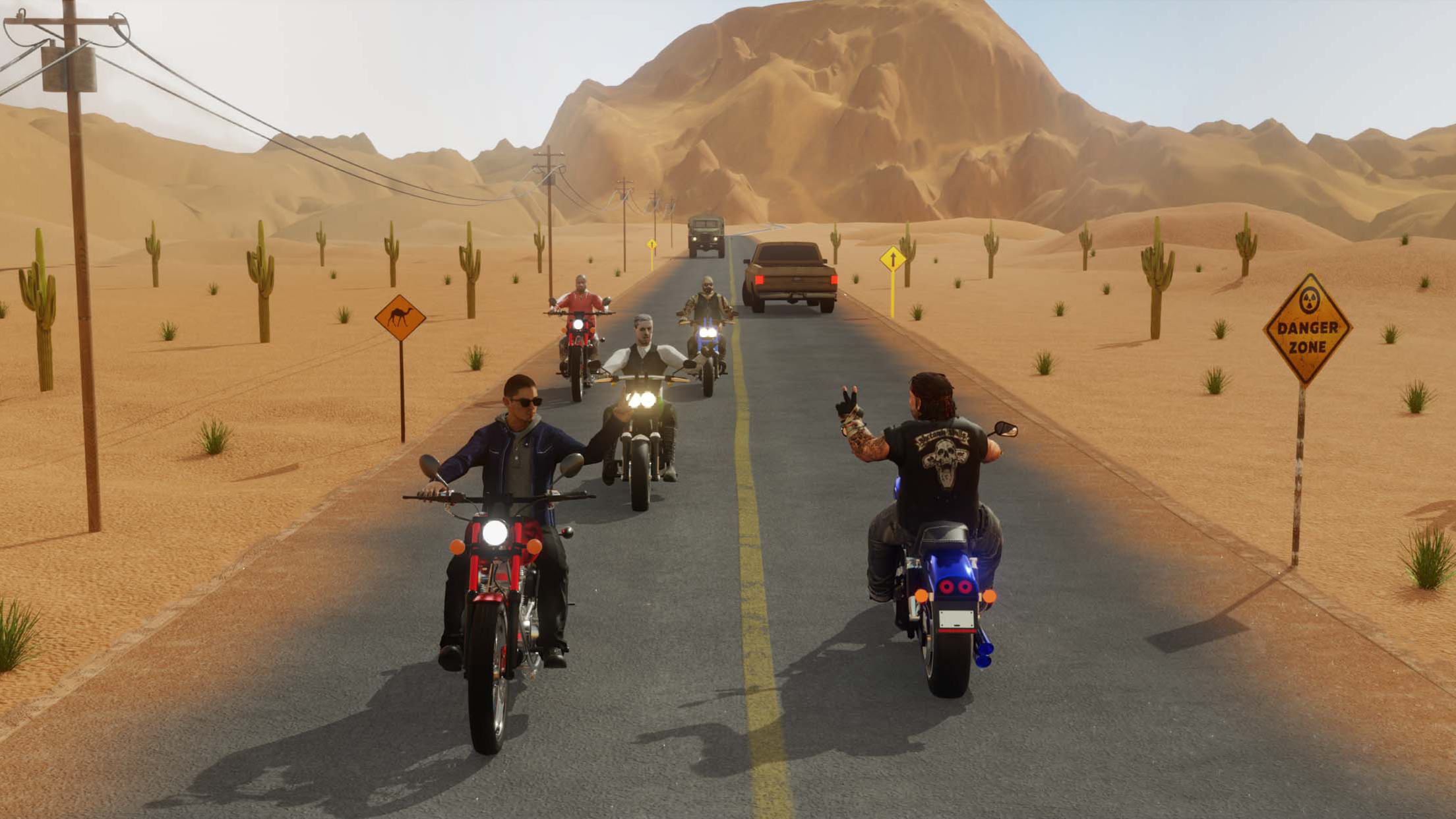 اسکرین شات 3 بازی Motorcycle Long Road Trip Game