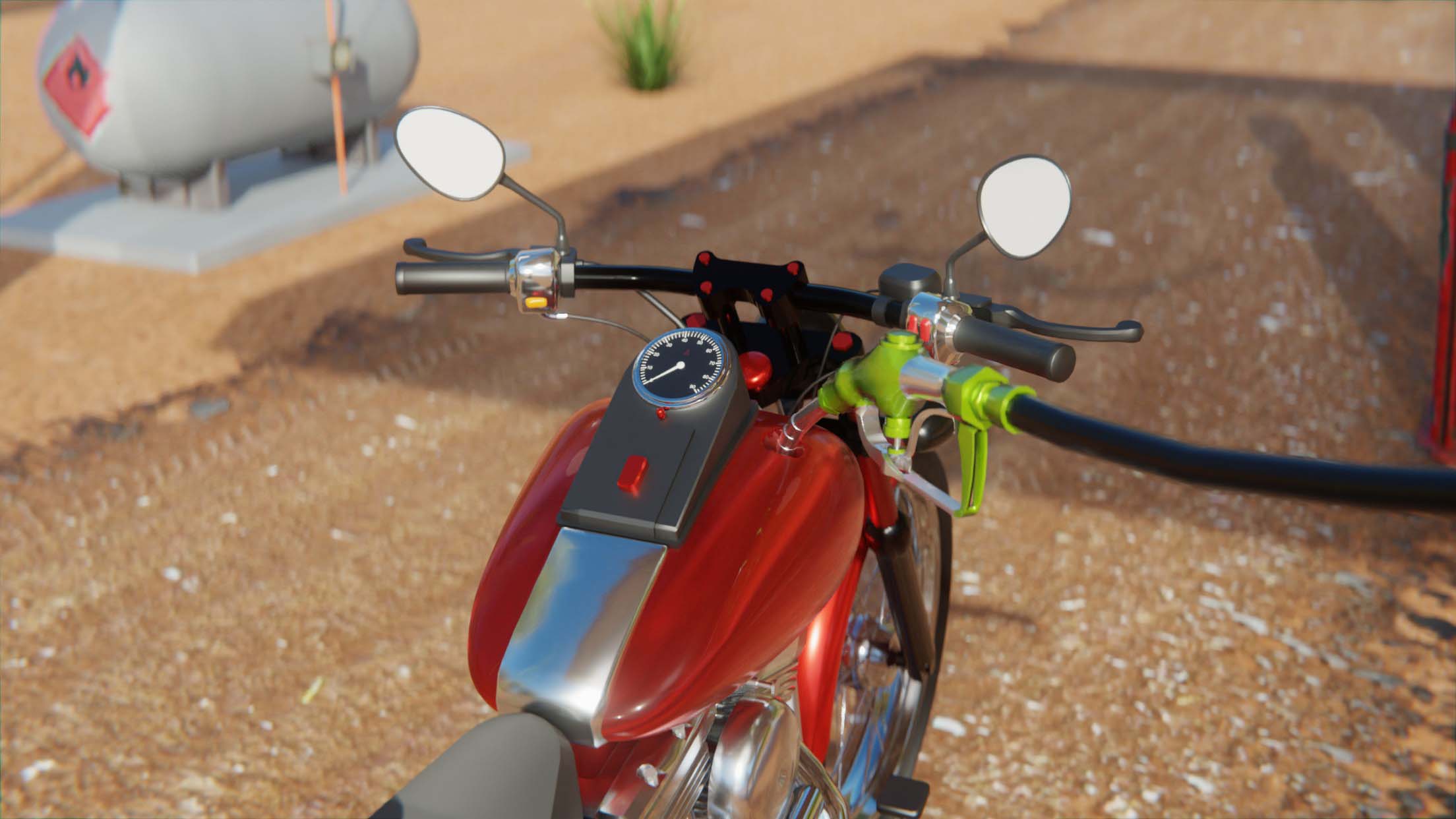 اسکرین شات 2 بازی Motorcycle Long Road Trip Game