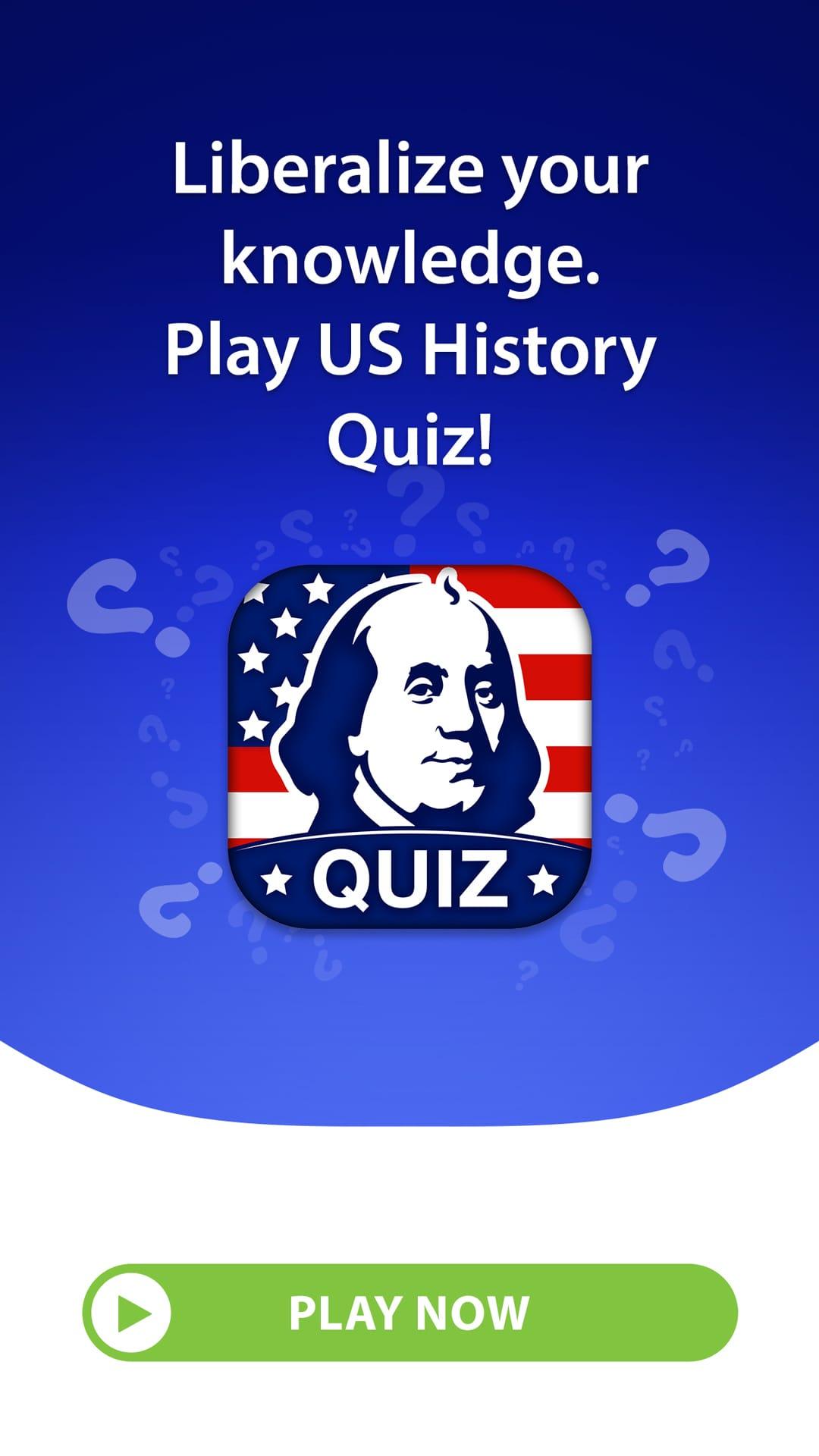 اسکرین شات 1 برنامه US History Quiz