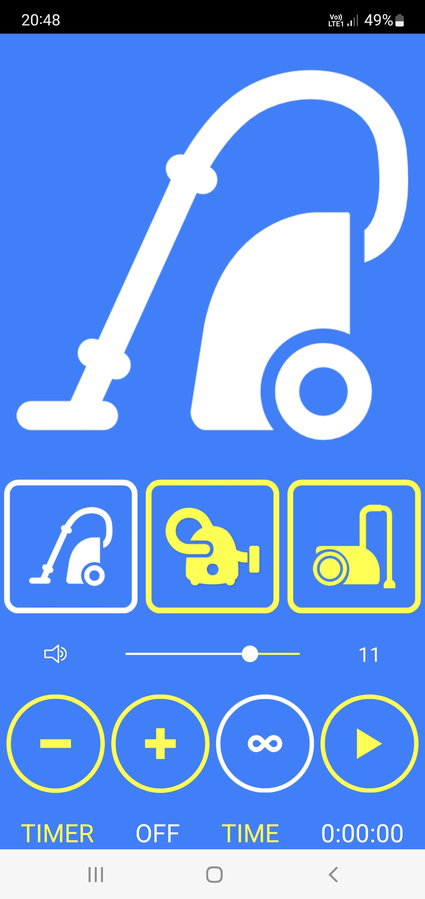 اسکرین شات 4 برنامه Vacuum Cleaner Sounds