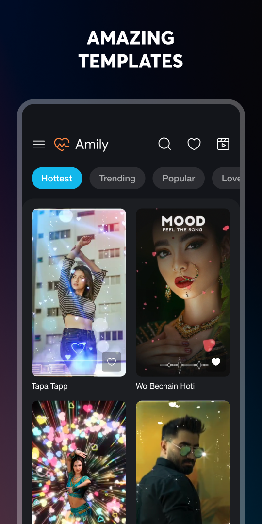 اسکرین شات 5 برنامه Amily: AI Art Video Maker