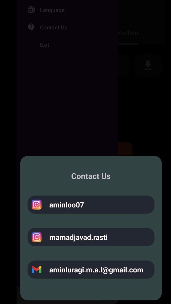 اسکرین شات 3 برنامه دانلودر