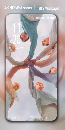 اسکرین شات برنامه BTS Wallpaper 1000+ Premium Background KPOP Super 2