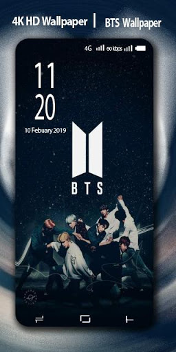 اسکرین شات برنامه BTS Wallpaper 1000+ Premium Background KPOP Super 1