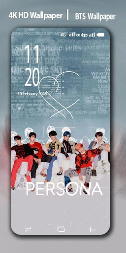 اسکرین شات برنامه BTS Wallpaper 1000+ Premium Background KPOP Super 6