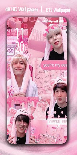 اسکرین شات برنامه BTS Wallpaper 1000+ Premium Background KPOP Super 3