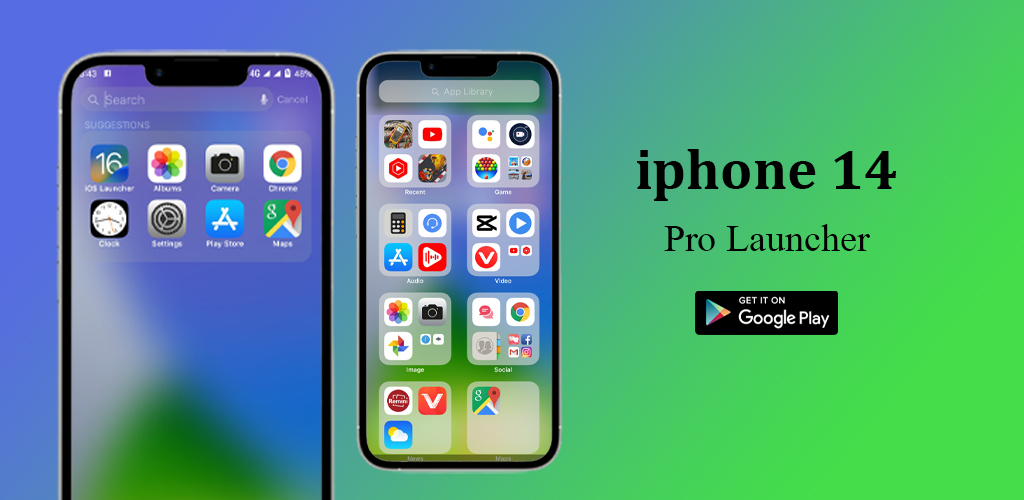 اسکرین شات 4 برنامه iPhone 14 Pro Launcher