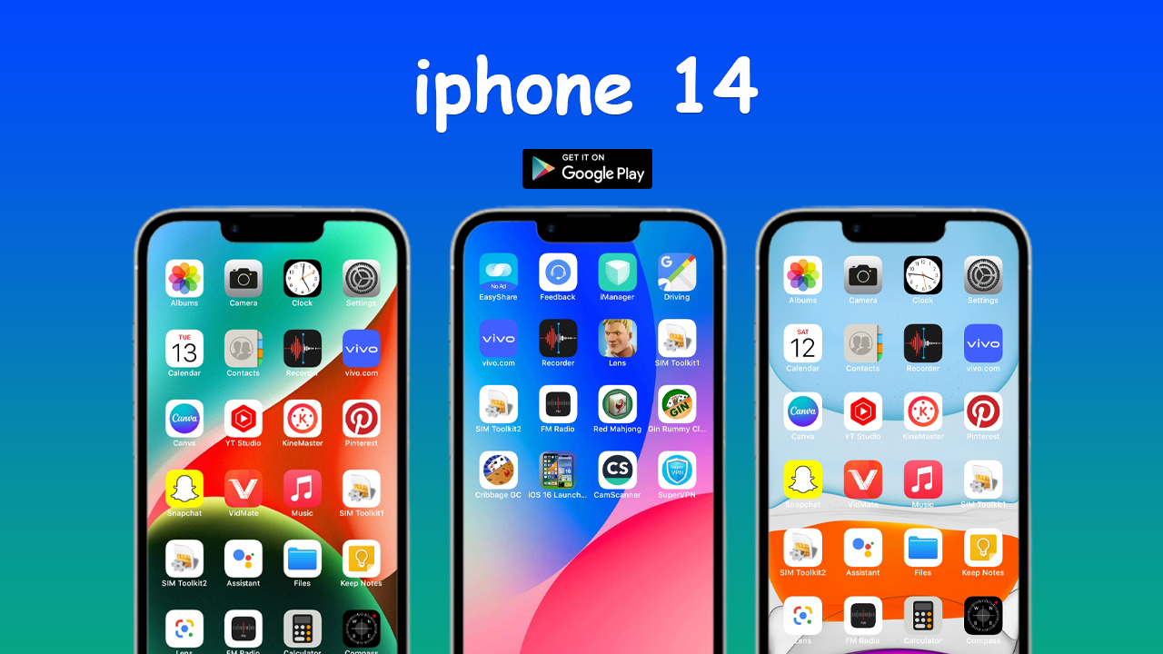 اسکرین شات 6 برنامه iphone 14 pro max launcher