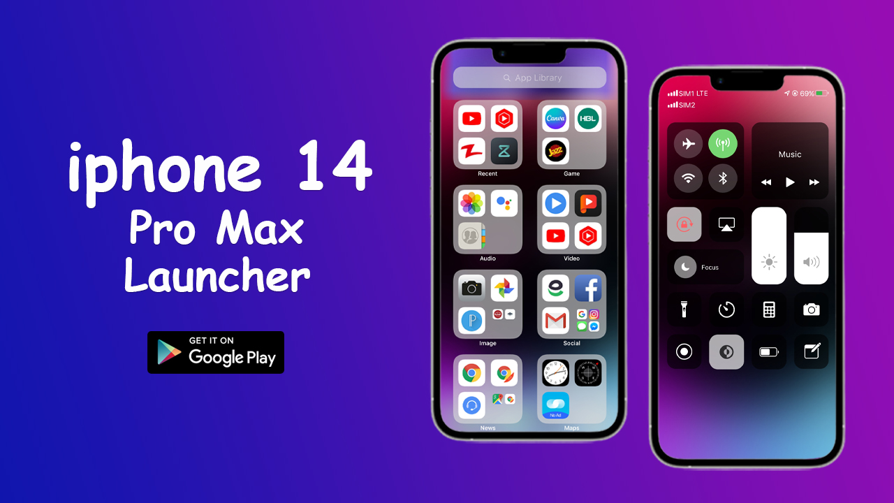 اسکرین شات 2 برنامه iphone 14 pro max launcher