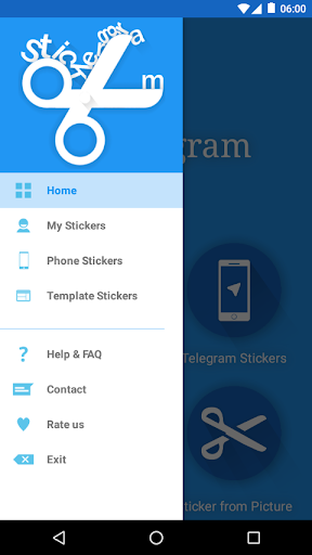 اسکرین شات 2 برنامه Stickergram (Telegram, WhatsApp Sticker Builder )