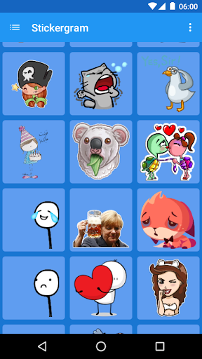 اسکرین شات 3 برنامه Stickergram (Telegram, WhatsApp Sticker Builder )