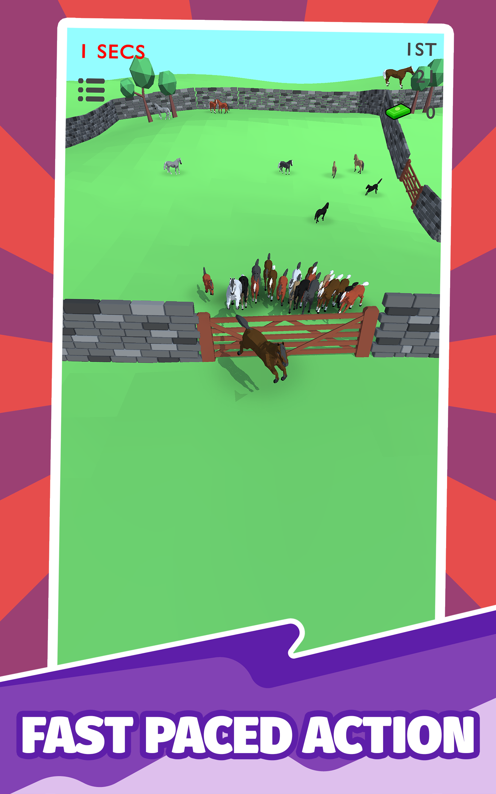 اسکرین شات 4 بازی HORSES.IO: Horse Herd Racing