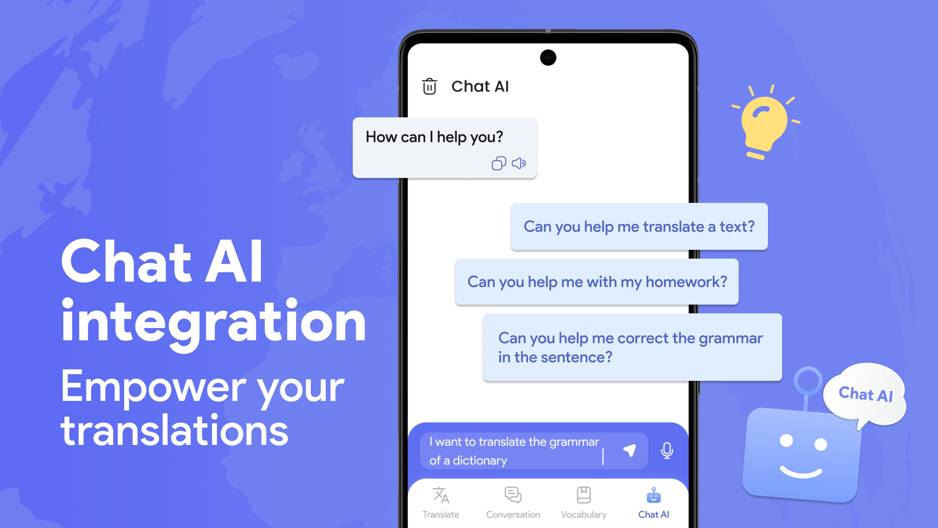 اسکرین شات 2 برنامه AMO Translator - AI Translate