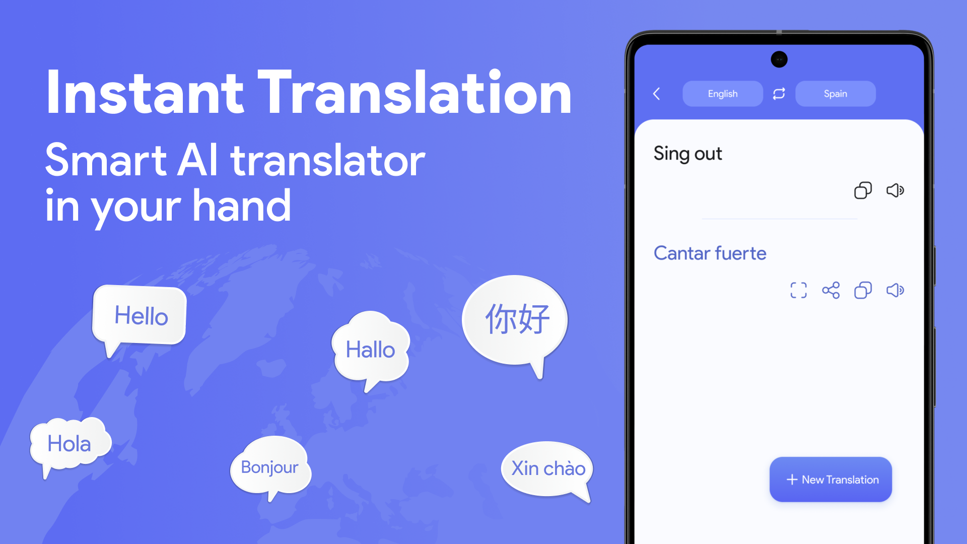اسکرین شات 1 برنامه AMO Translator - AI Translate