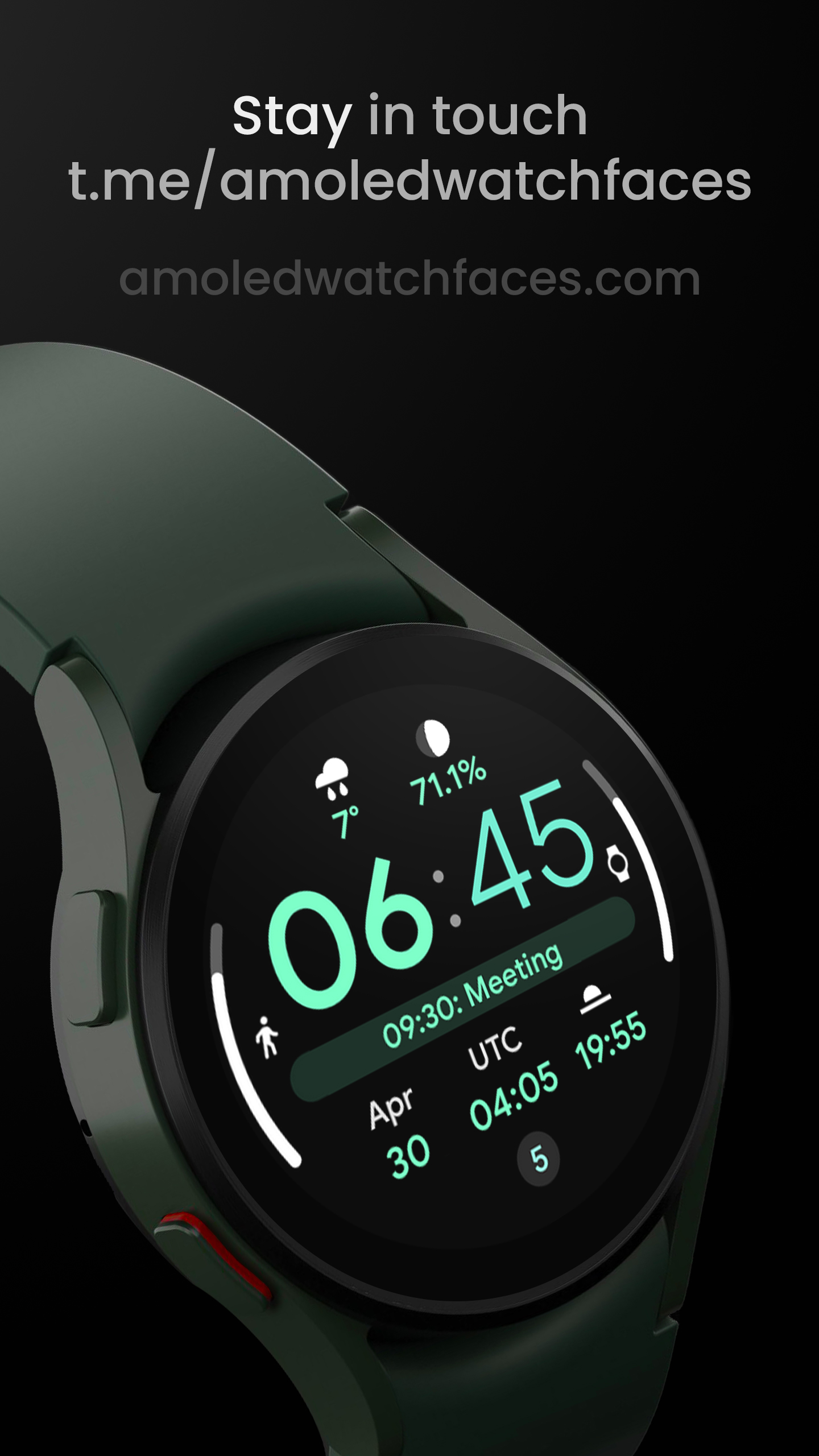 اسکرین شات 5 برنامه Digital Informer: Watch face