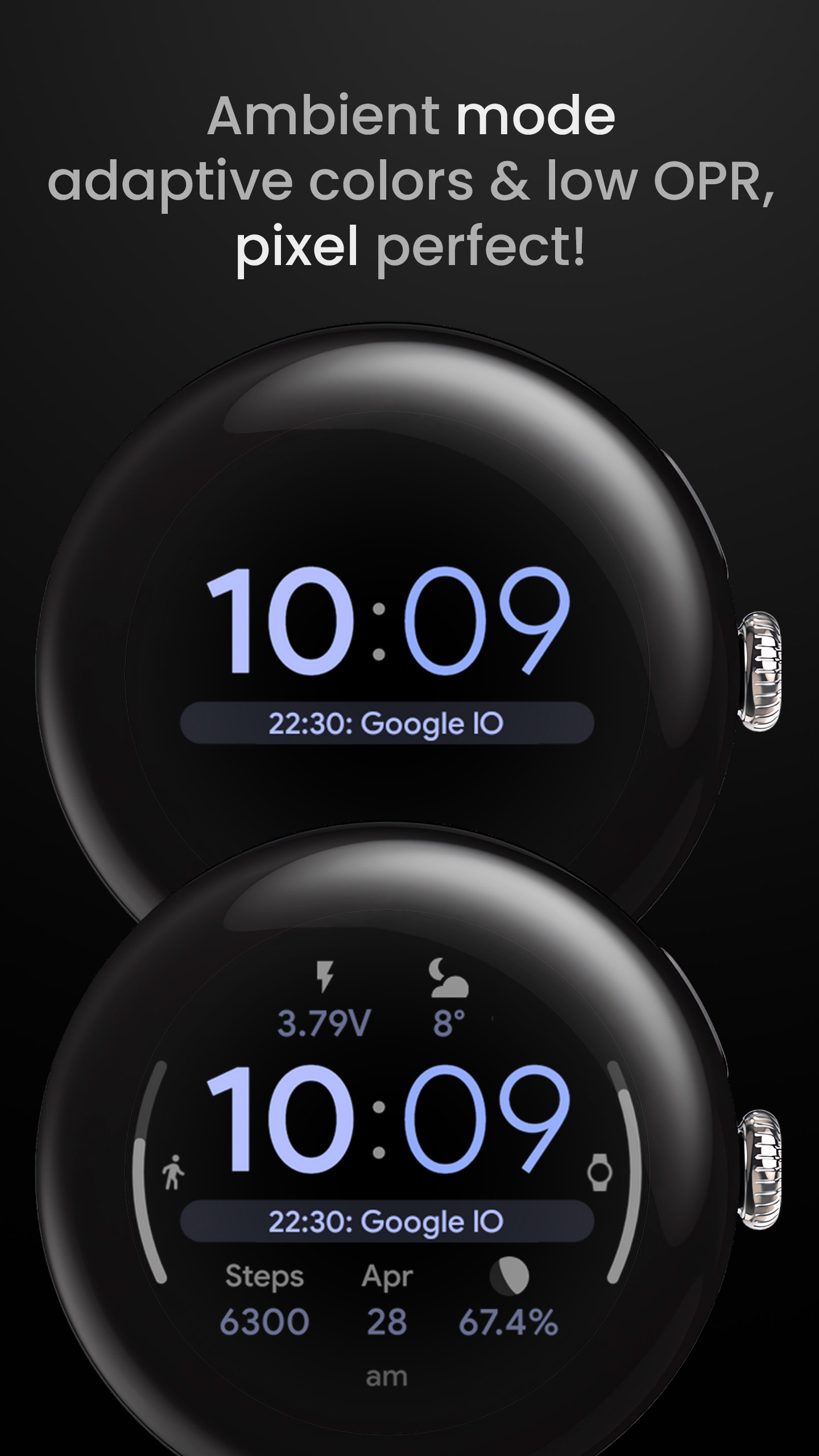 اسکرین شات 4 برنامه Digital Informer: Watch face