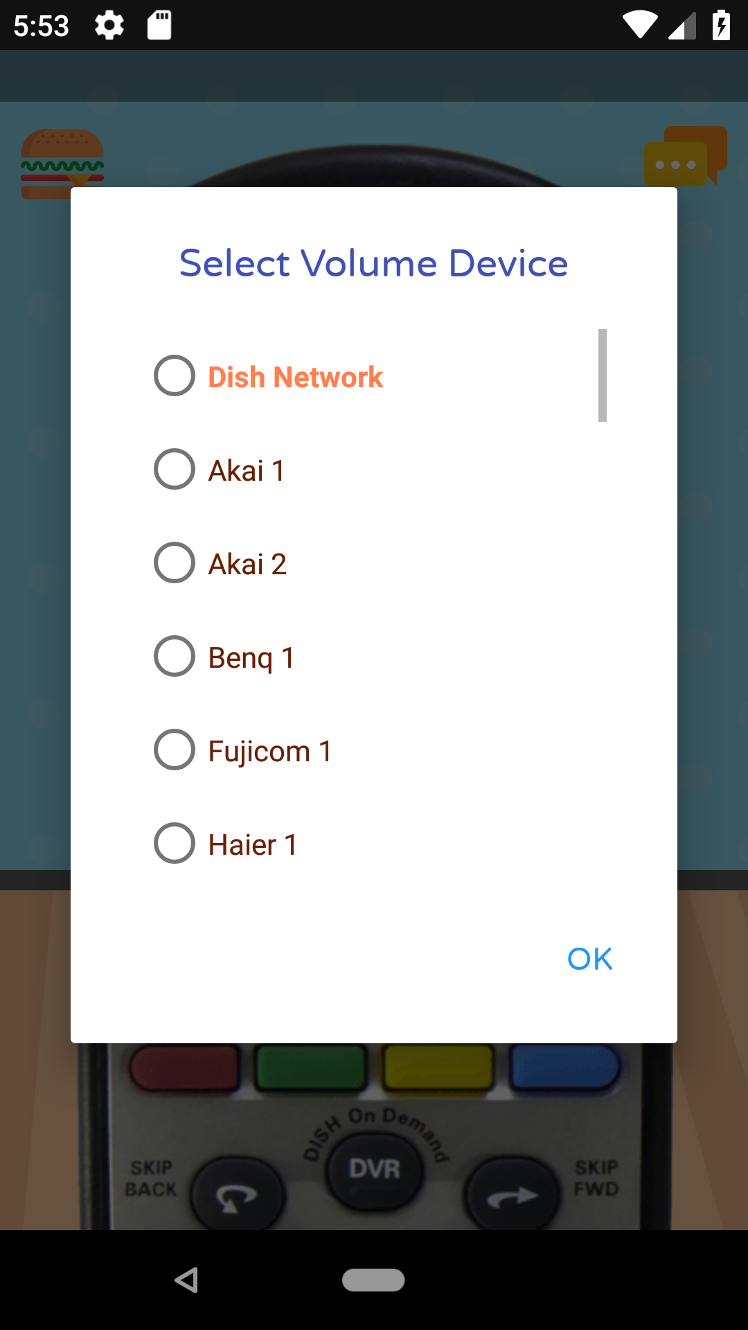 اسکرین شات 5 برنامه Remote For Dish Network