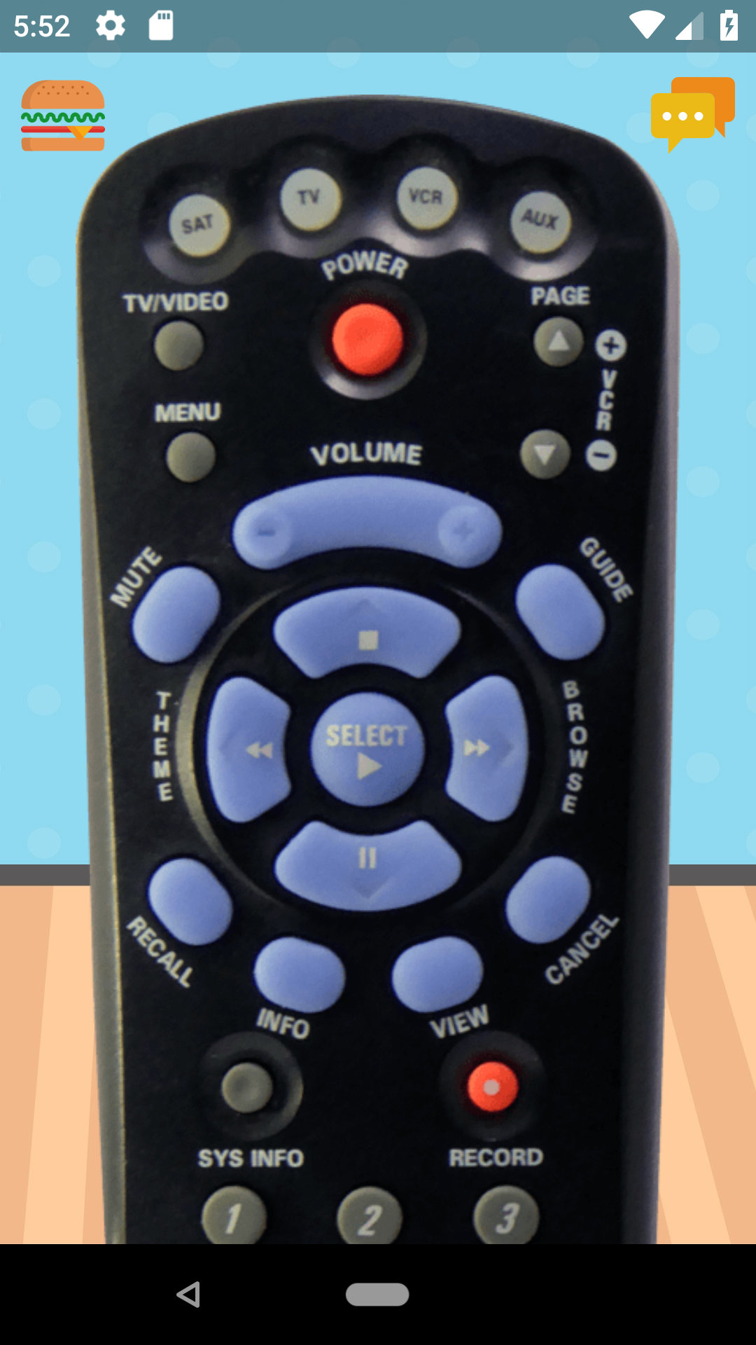 اسکرین شات 2 برنامه Remote For Dish Network
