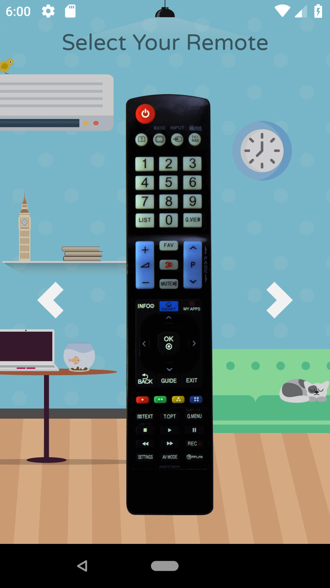 اسکرین شات 3 برنامه Remote Control For LG AN-MR TV
