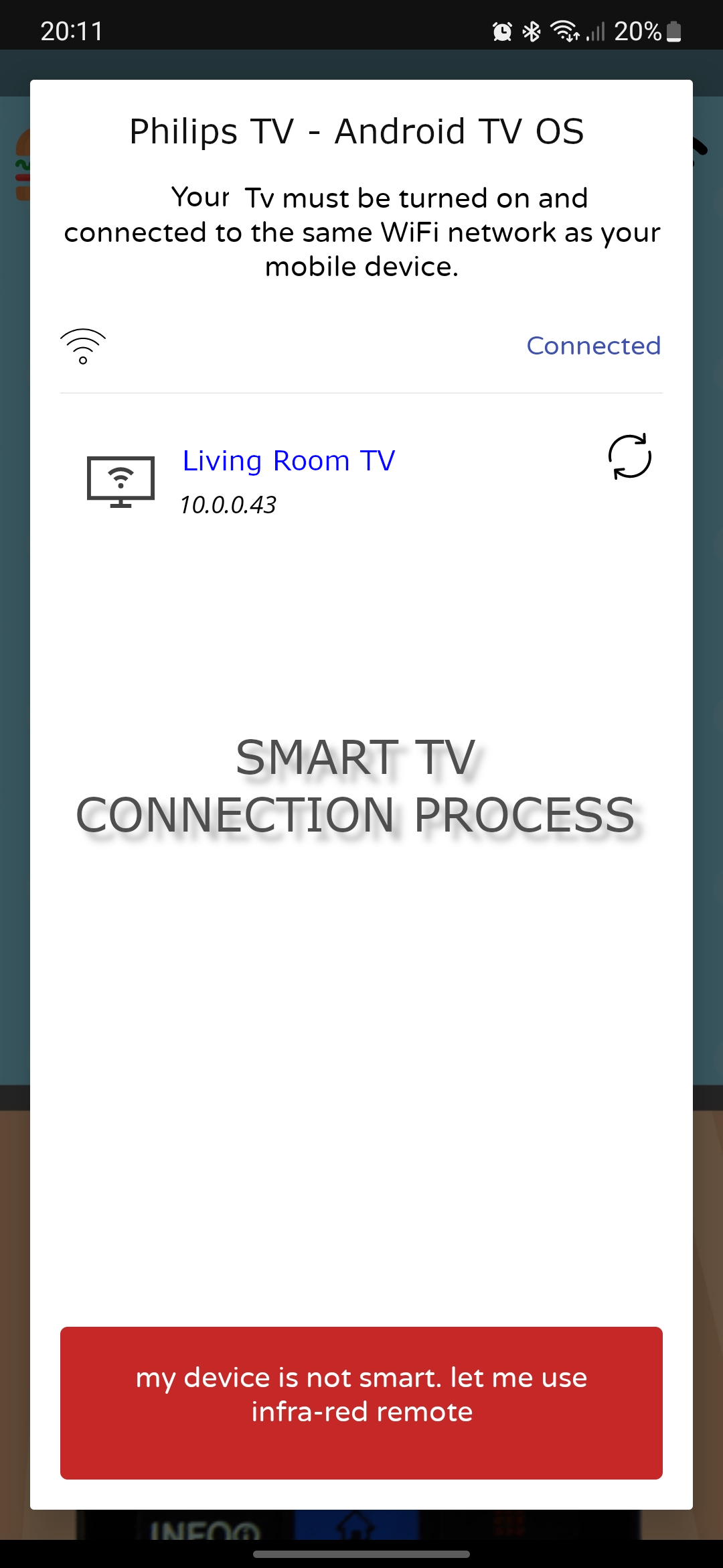 اسکرین شات 3 برنامه Remote For Philips TV -WiFi/IR