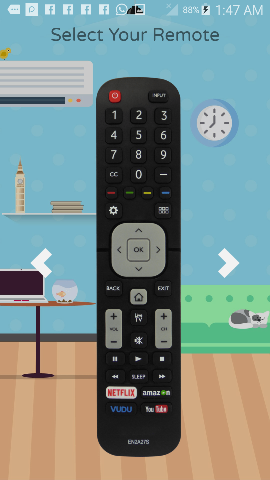 اسکرین شات 2 برنامه Remote For Sharp TV -WiFi/IR