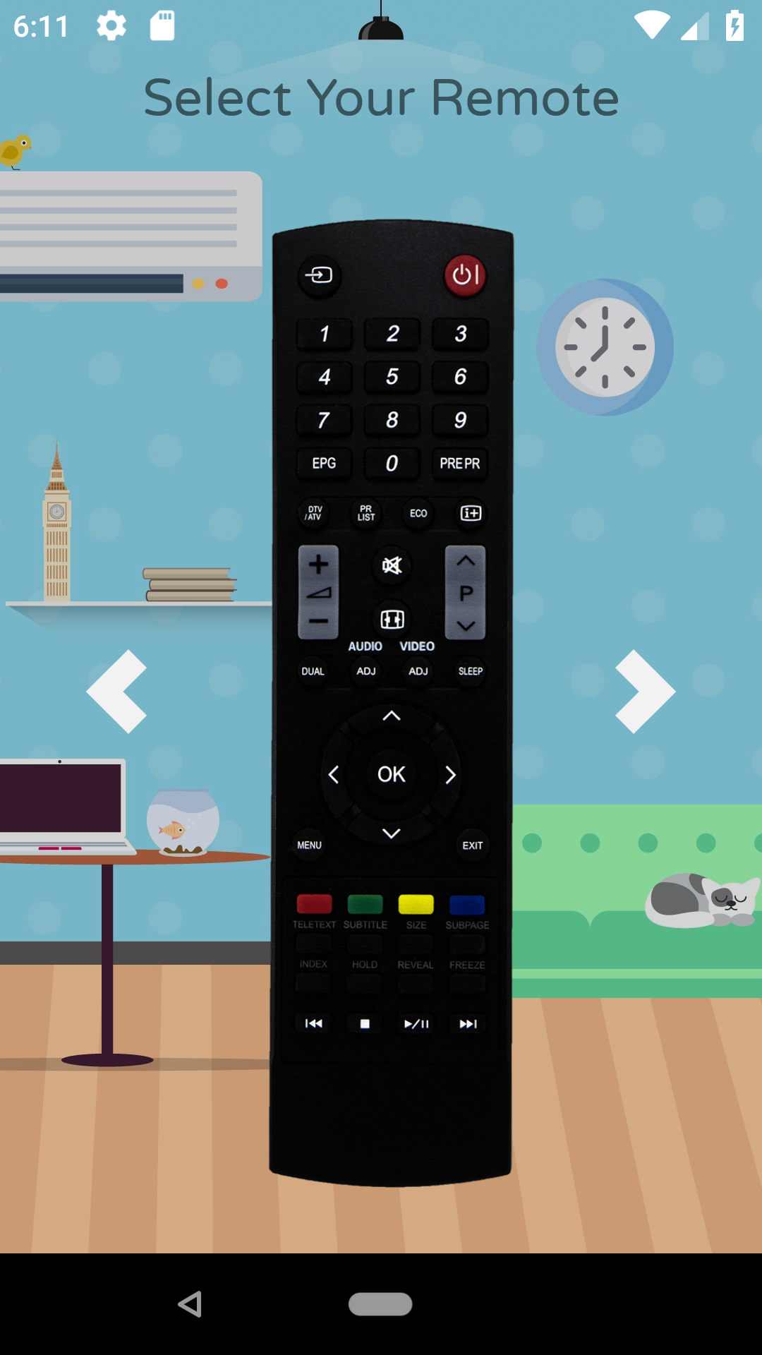 اسکرین شات 5 برنامه Remote For Sharp TV -WiFi/IR