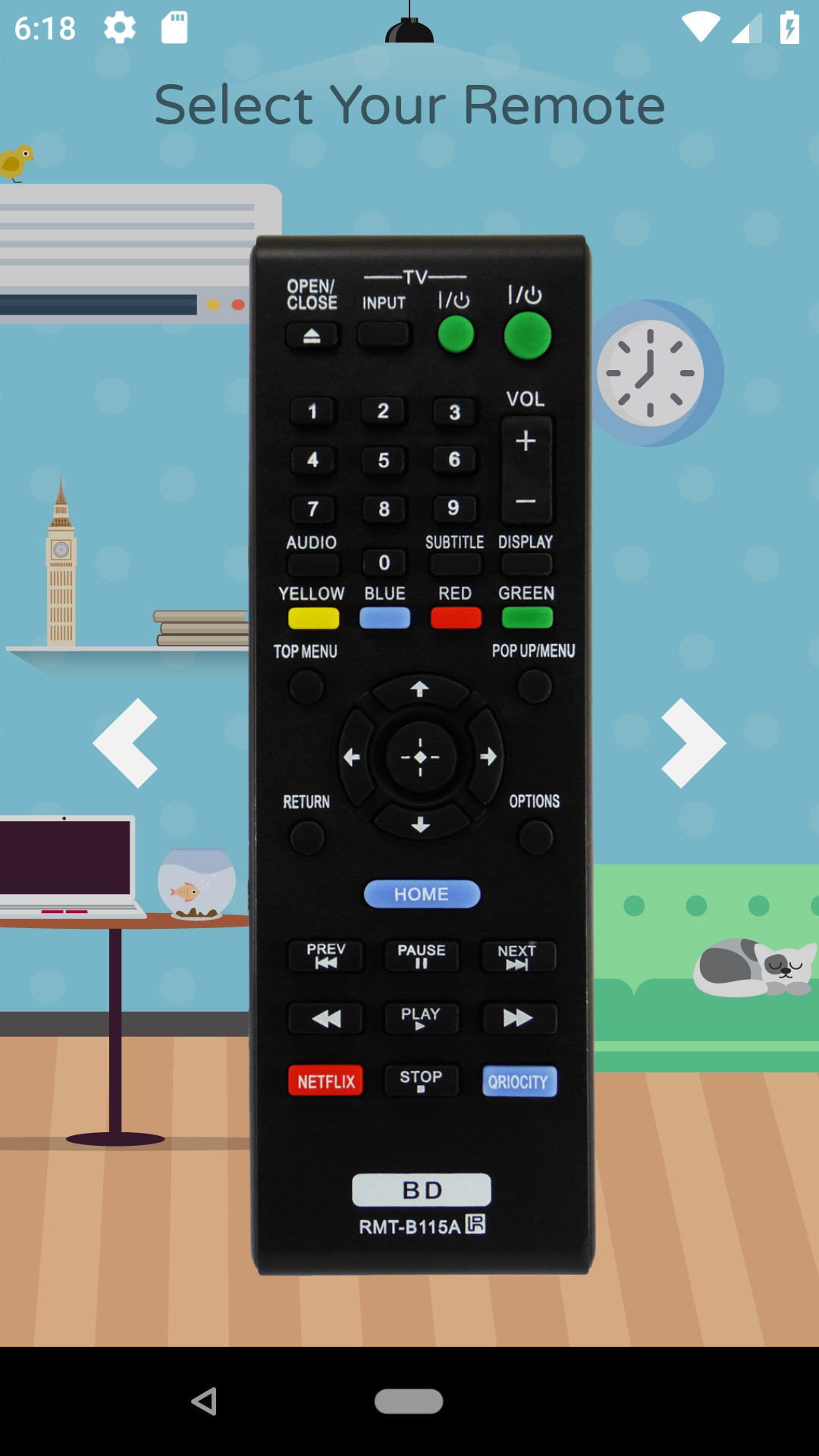 اسکرین شات 6 برنامه Remote For Sony TV -WiFi/IR