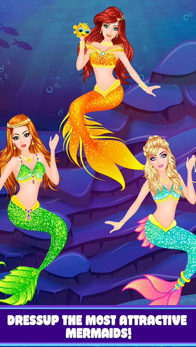 اسکرین شات 6 برنامه Royal Mermaid Princess Beauty Salon Makeover game