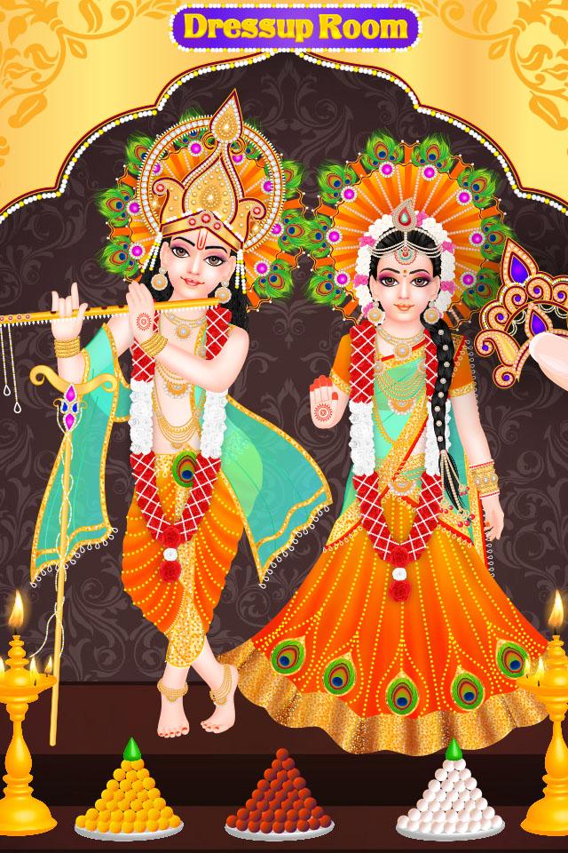اسکرین شات 3 بازی Lord Radha Krishna Live Temple