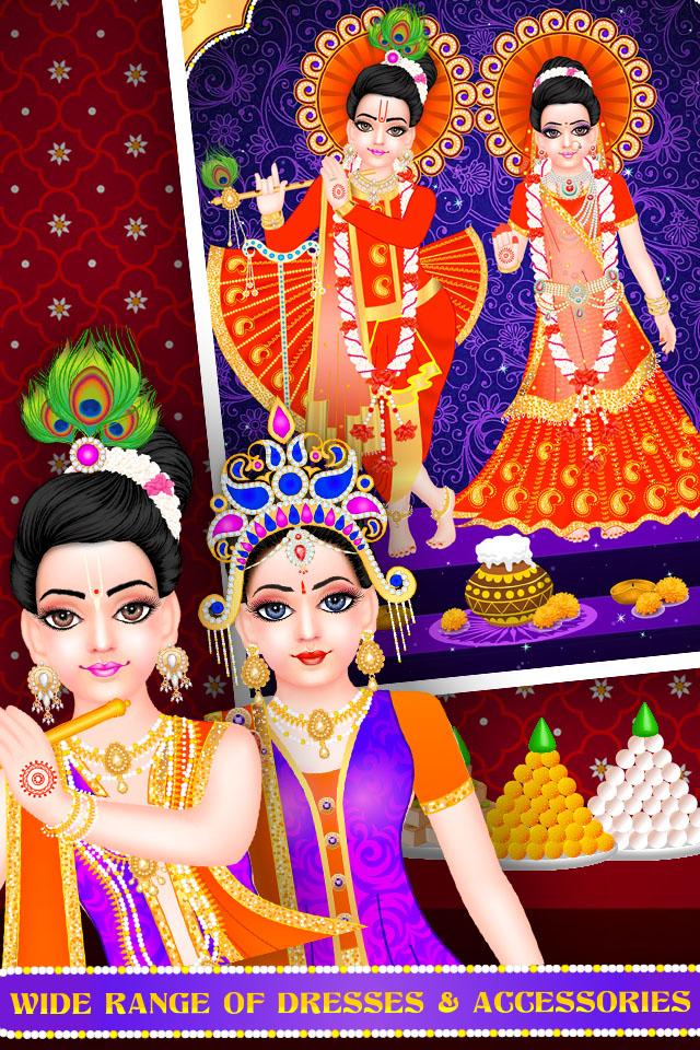 اسکرین شات 5 بازی Lord Radha Krishna Live Temple