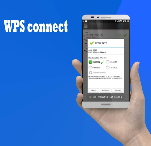 اسکرین شات 2 برنامه wifi wps wpa connect