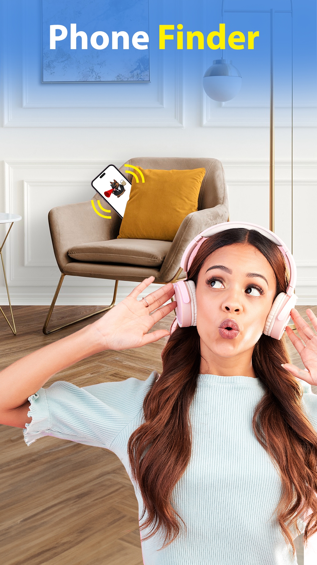 اسکرین شات 2 برنامه Clap To Find: Find My Phone