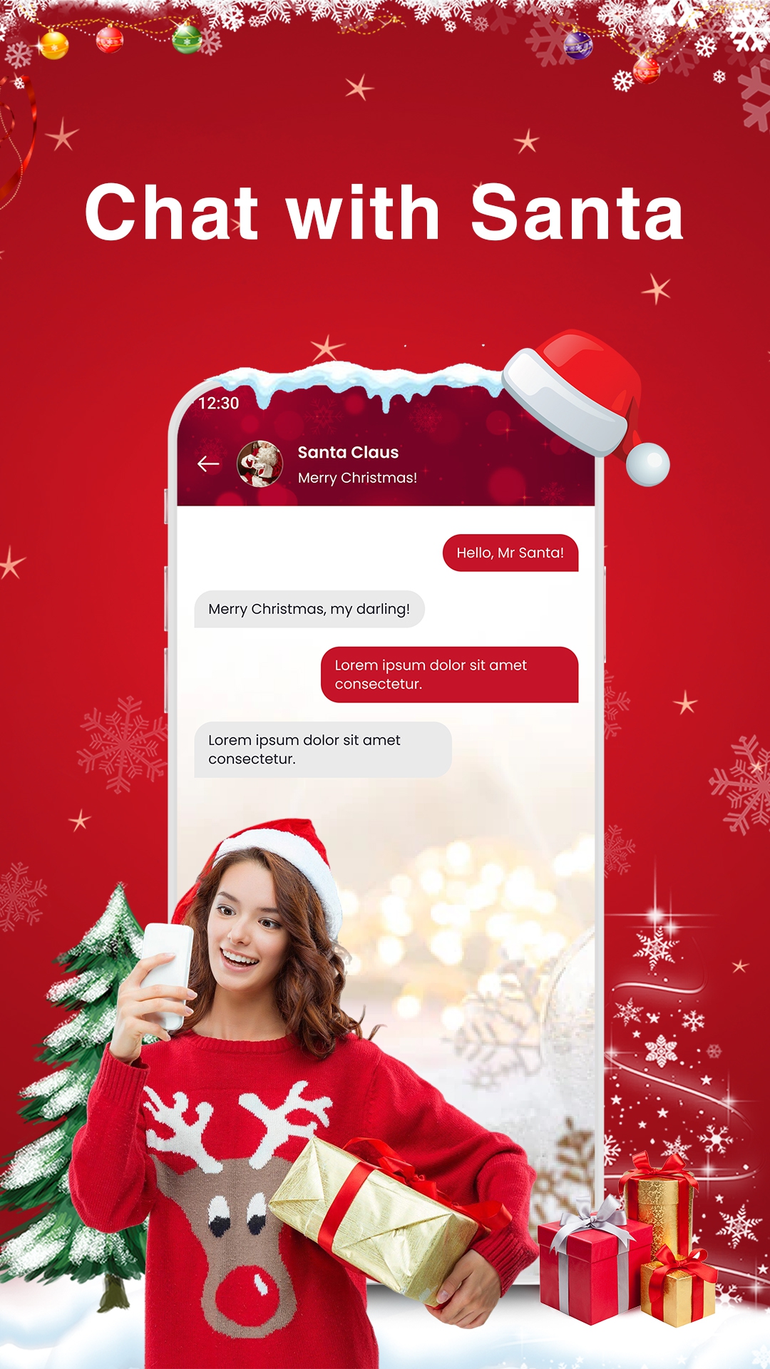 اسکرین شات 8 برنامه Santa Claus Call - Santa Prank