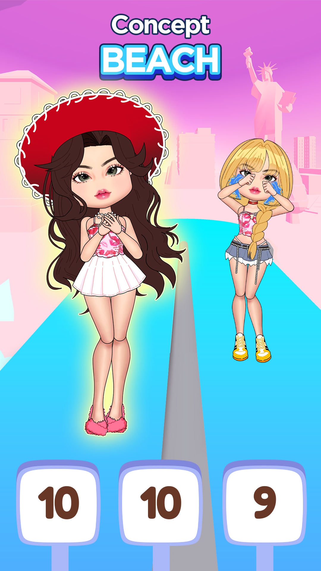 اسکرین شات 4 بازی Catwalk Show: Dress Up Battle