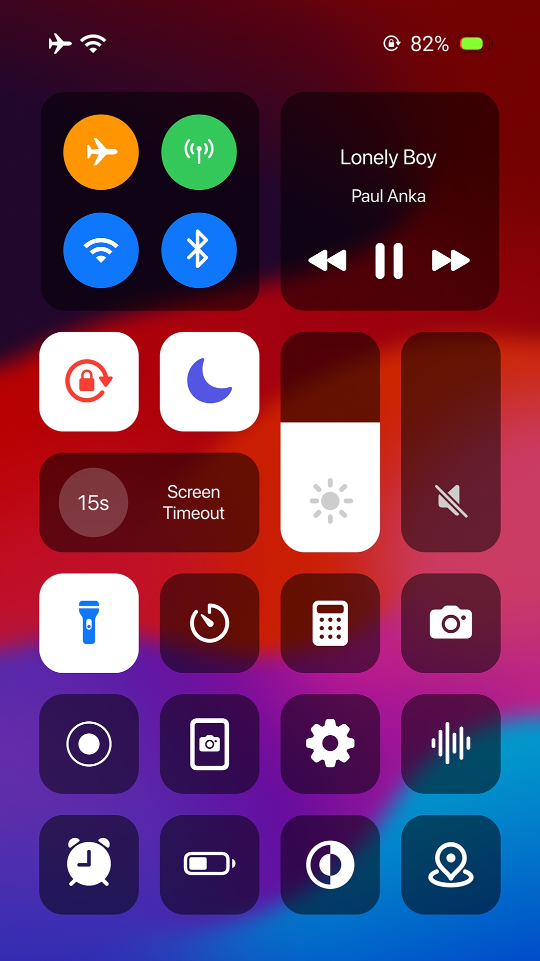 اسکرین شات 2 برنامه Control Center - Custom Center