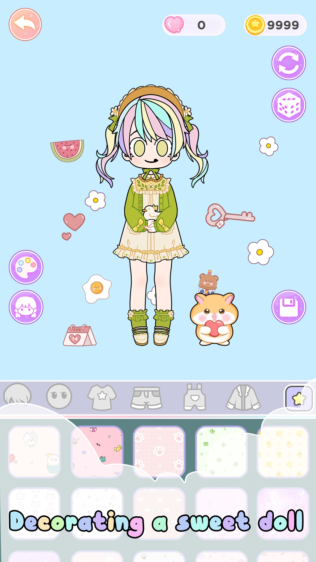 اسکرین شات 1 بازی DIY Anime Doll: Dress Up Game