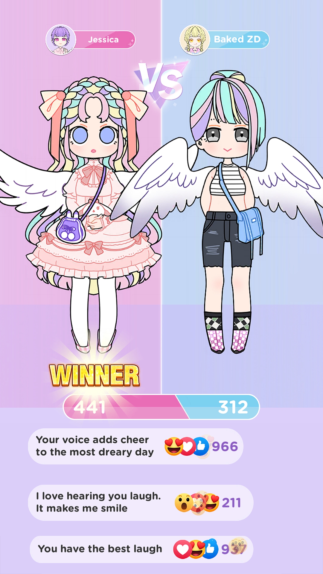 اسکرین شات 5 بازی DIY Anime Doll: Dress Up Game