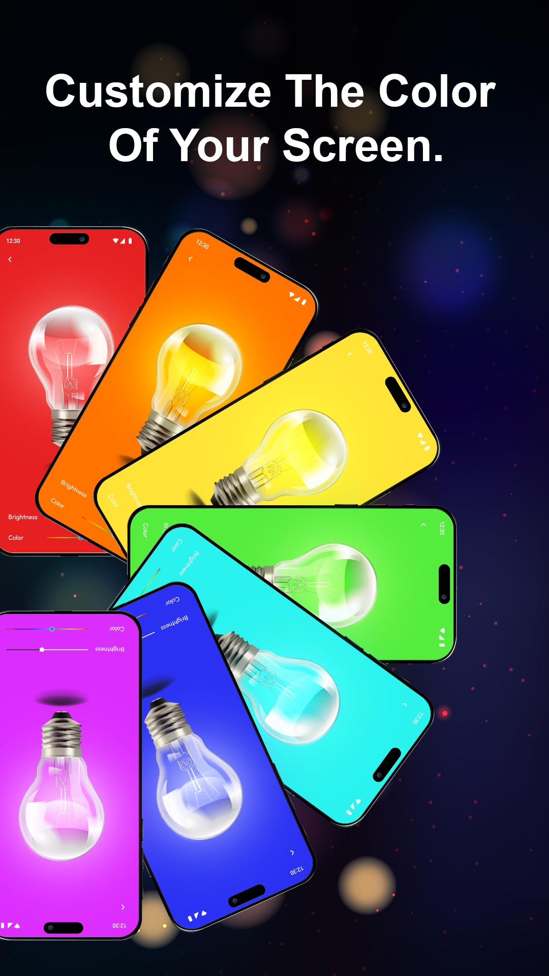 اسکرین شات 5 برنامه Flashlight Pro: Super LED