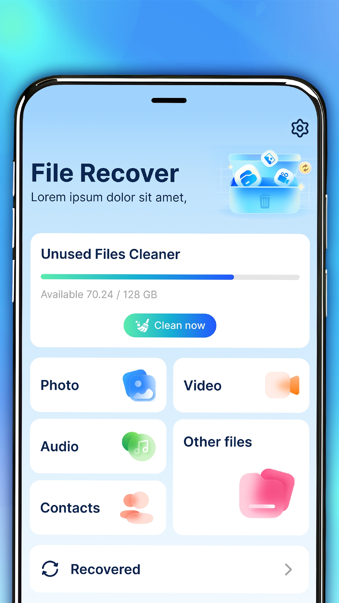 اسکرین شات 1 برنامه Photo Recovery, Data Recovery