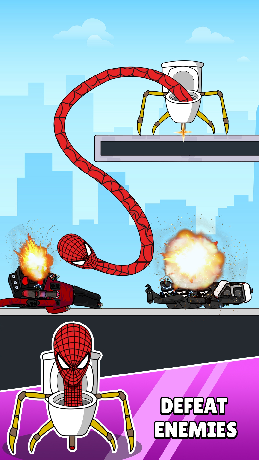 اسکرین شات 2 بازی WC Rush Run: Draw to Pee
