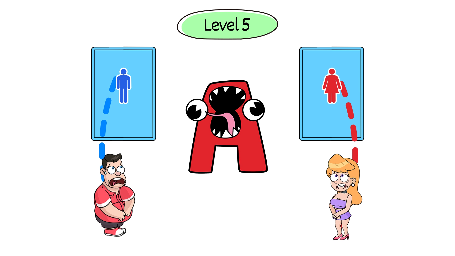 اسکرین شات 7 بازی WC Rush Run: Draw to Pee