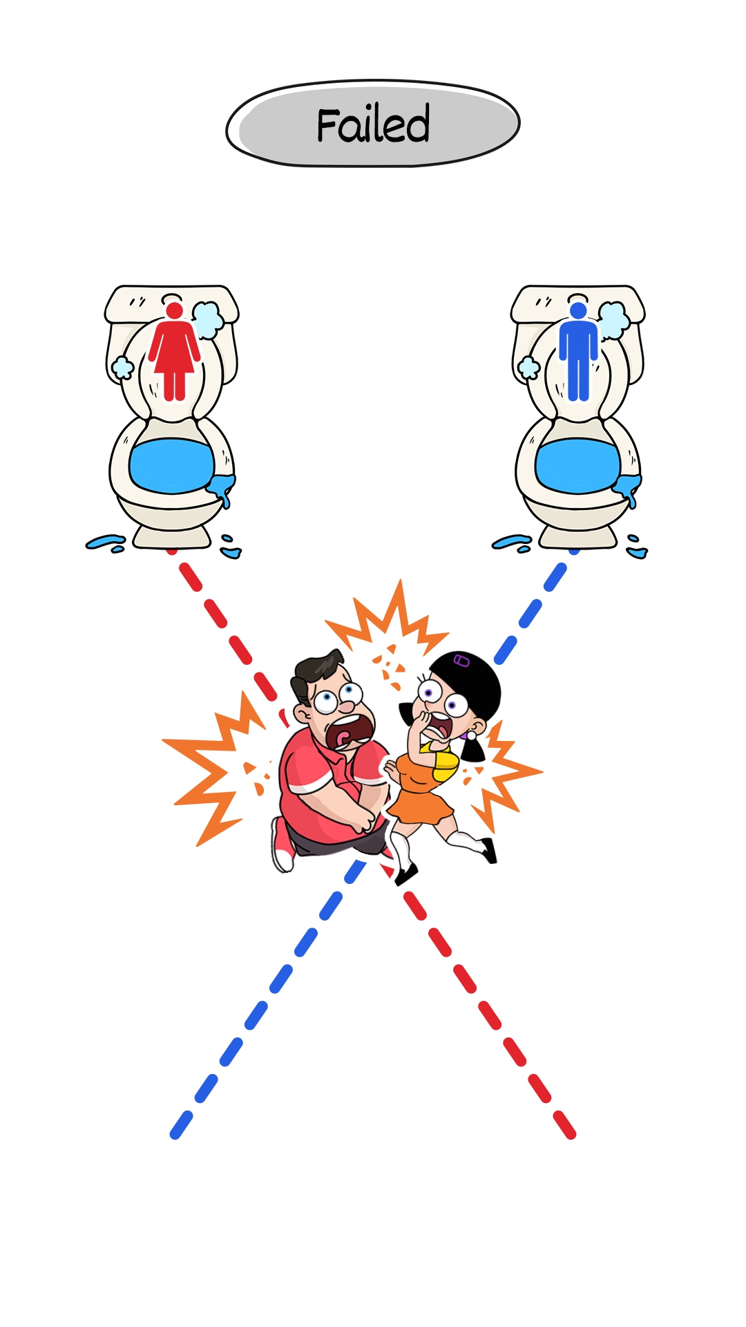 اسکرین شات 6 بازی WC Rush Run: Draw to Pee