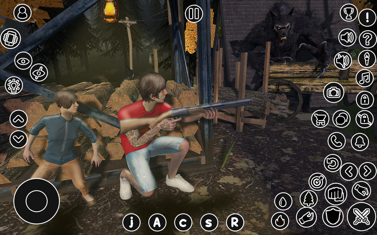 اسکرین شات 3 بازی Wild Forest Werewolf Games 3D