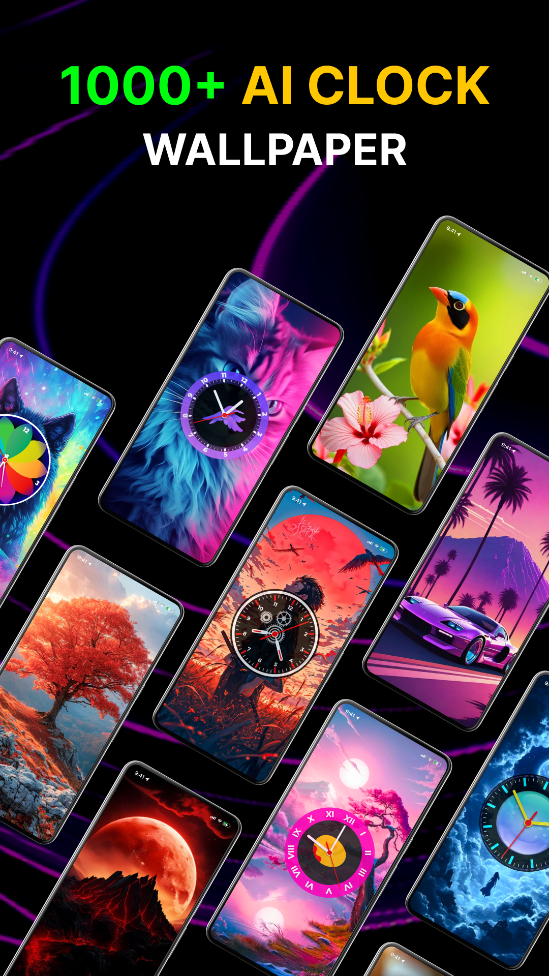 اسکرین شات 2 برنامه Smart Watch Wallpaper HD