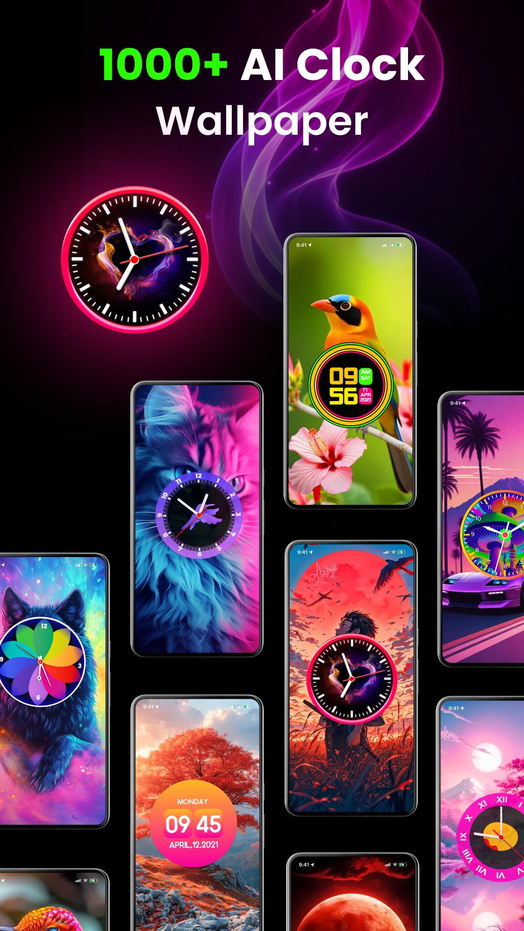 اسکرین شات 3 برنامه Smart Watch Wallpaper HD