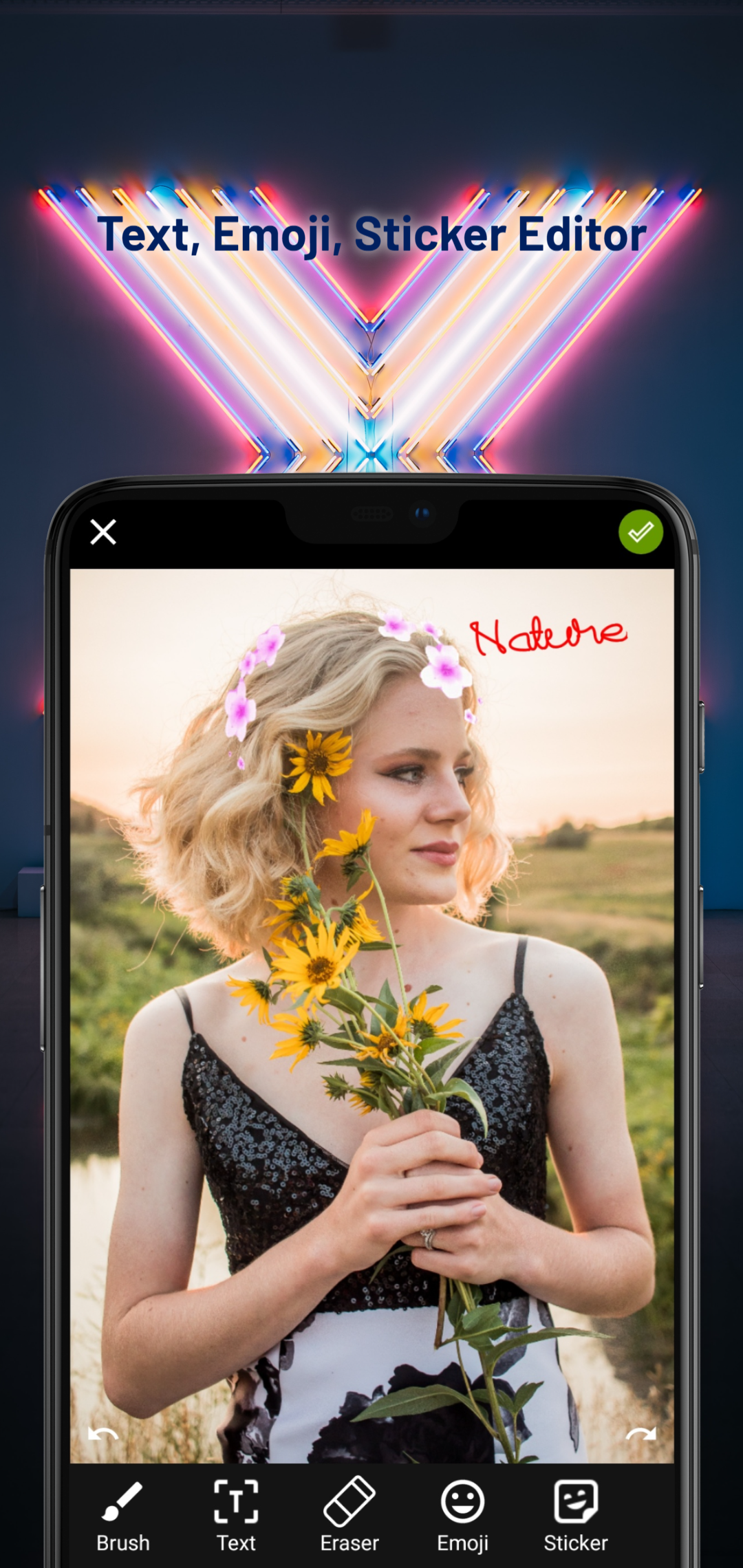 اسکرین شات 4 برنامه Pixart Photo Editor & Collage