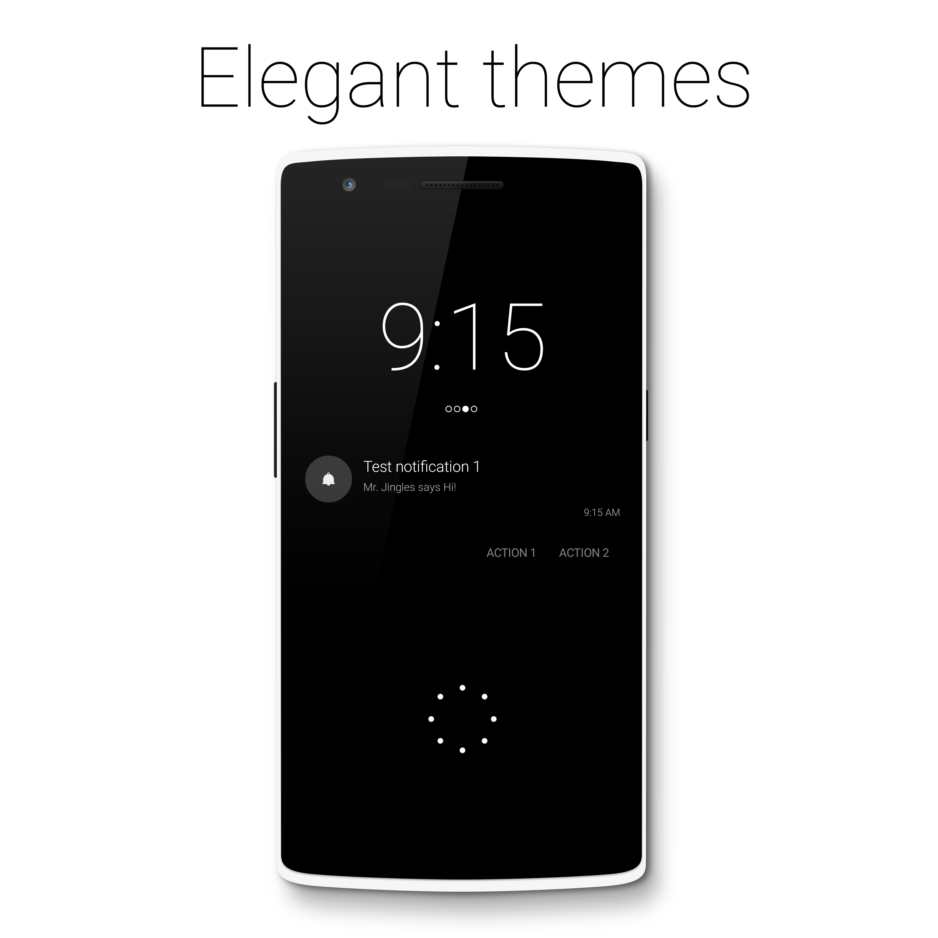 اسکرین شات 2 برنامه Notific | Lockscreen
