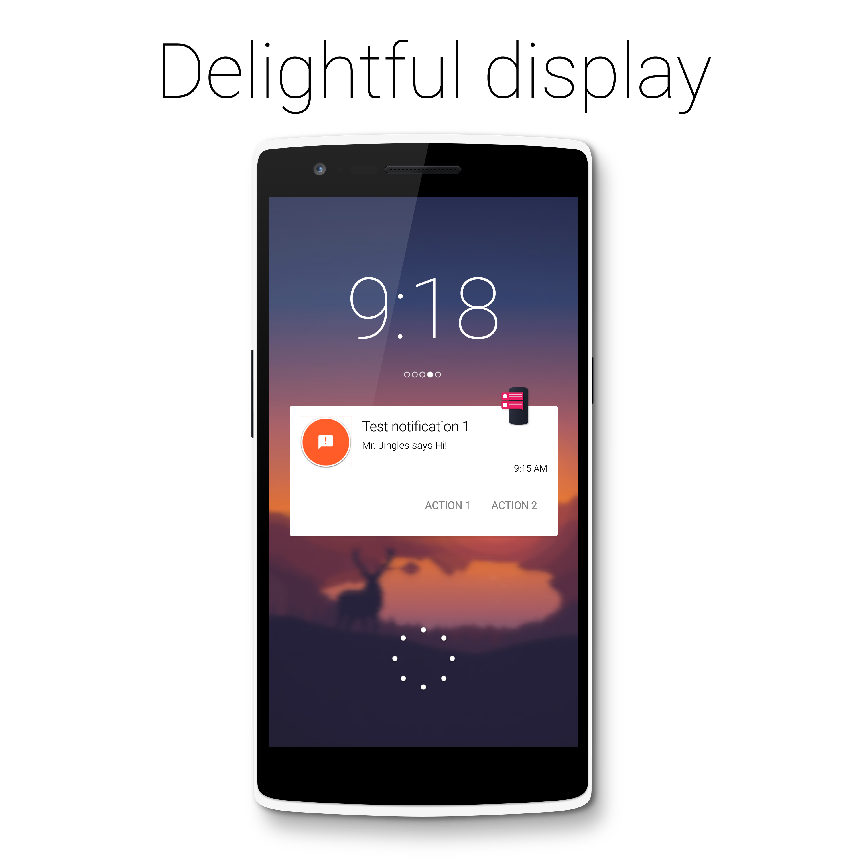 اسکرین شات 1 برنامه Notific | Lockscreen